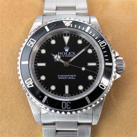 rolex submariner senza data 14060m|rolex 14060 swiss only dial.